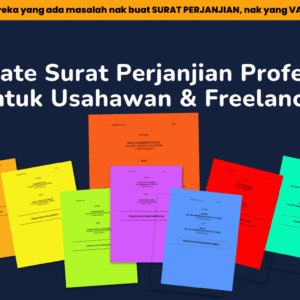 Template Surat Perjanjian Profesional Untuk Usahawan & Freelancer